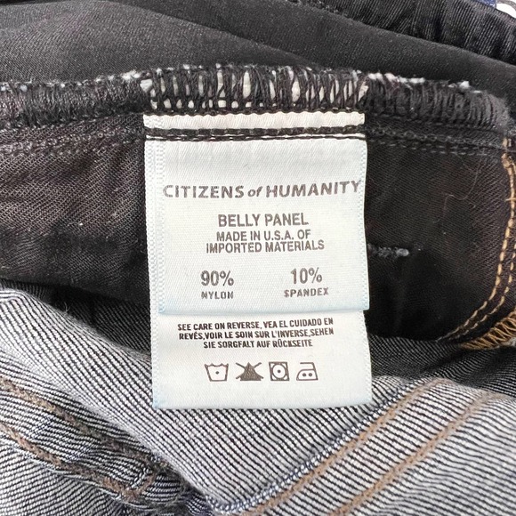 Citizens of Humanity blue maternity jeans with belly band skinny size 28 - Picture 5 of 5